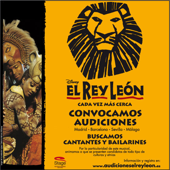 Audiciones El Rey León